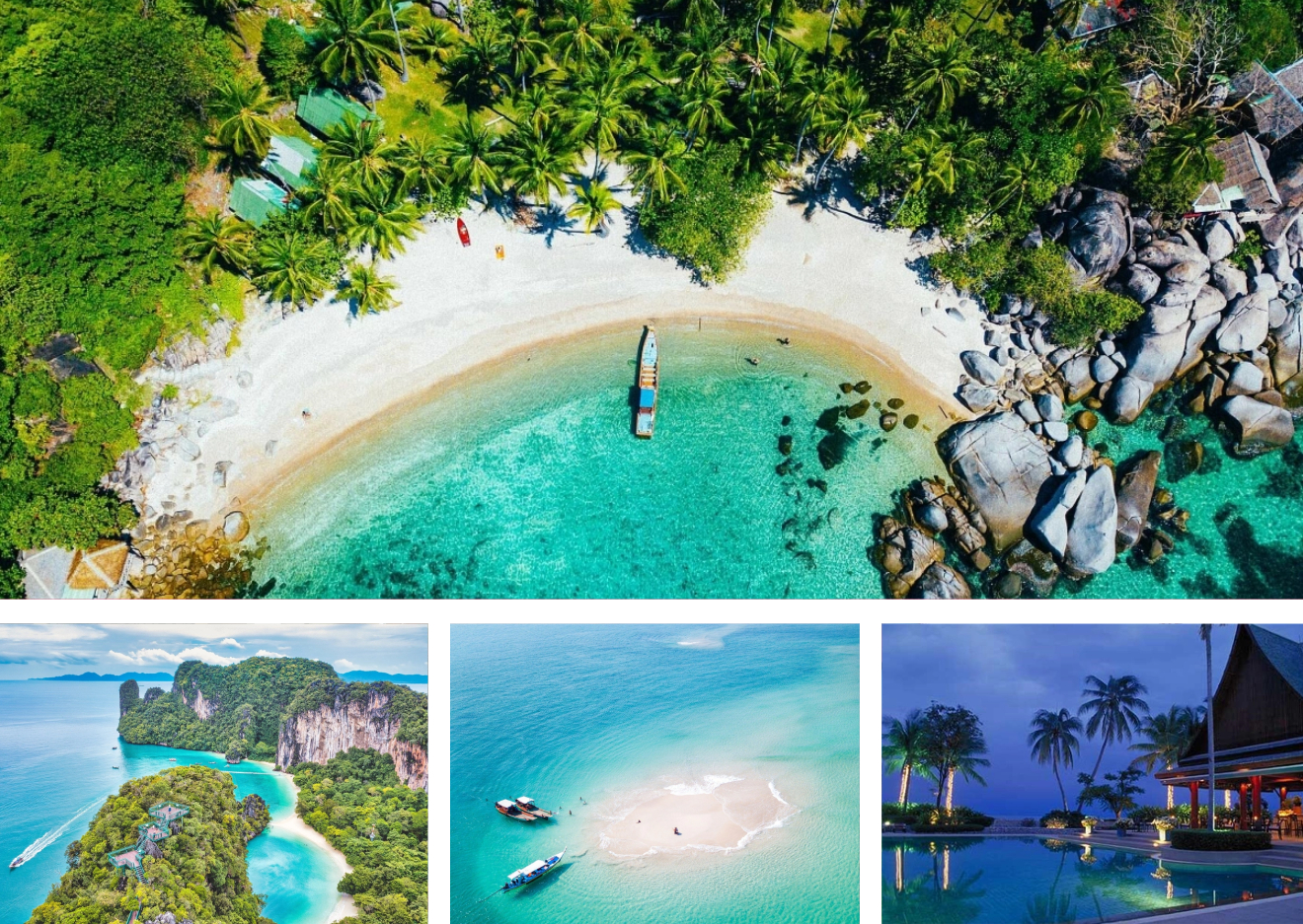 Les plus belles plages en Thailandes iles paradisiaques