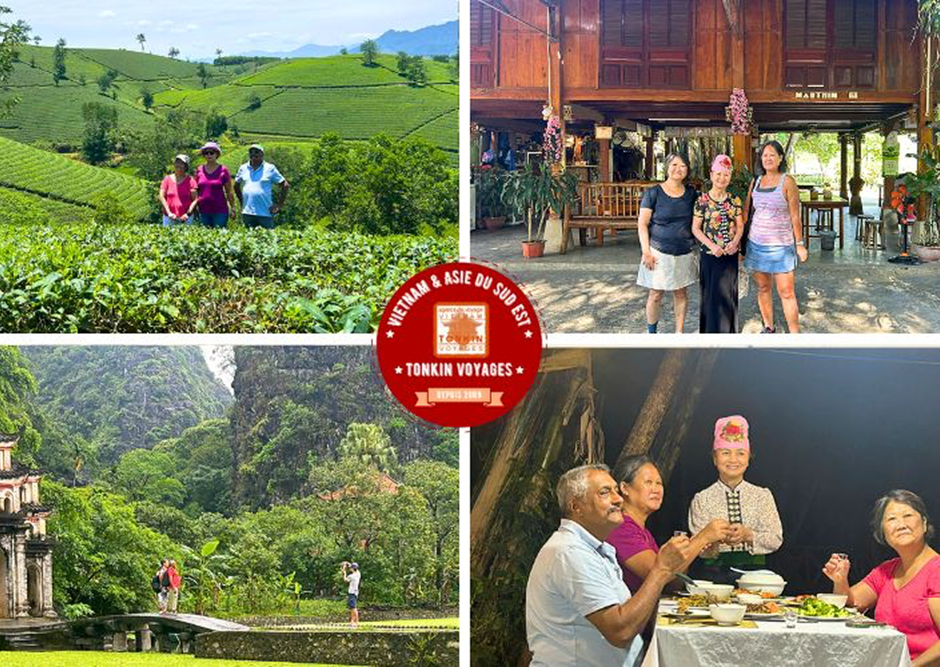 Voyage nord centre du Vietnam avec agence locale Tonkin Voyage mai 2025