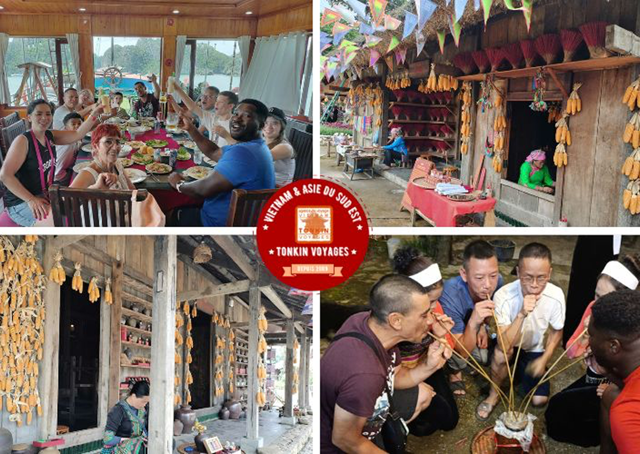 Circuit en famille franco vietnamienne au Vietnam avec l'agence locale Tonkin Voyage en juillet 2025