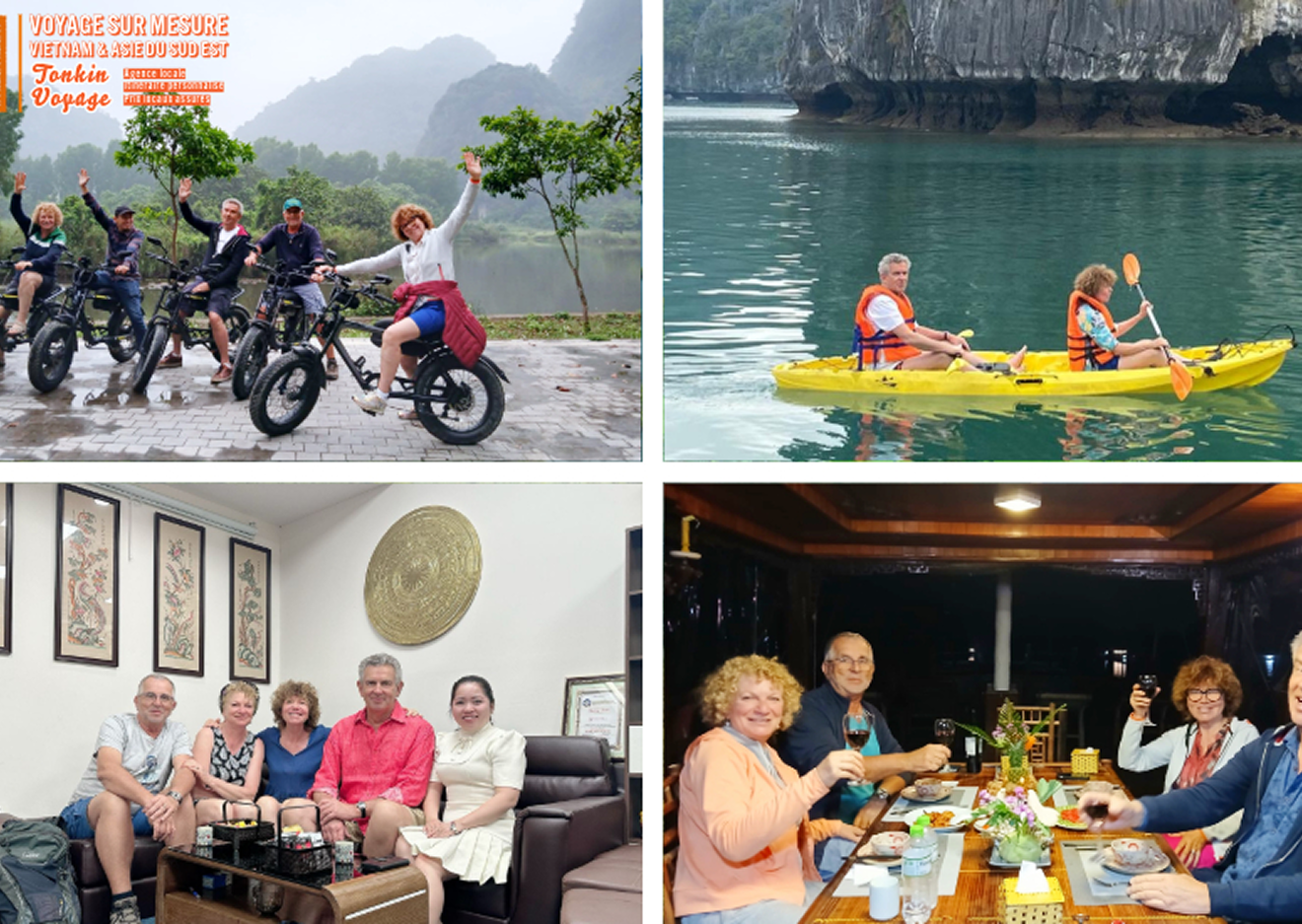 Voyage sur mesure entre amis au Vietnam en 2025 avril avec Tonkin Voyage